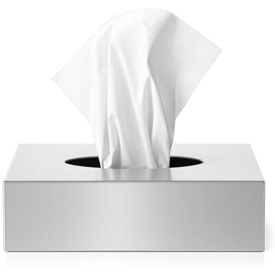 com-four ® Caixa para lenços de papel em aço inoxidável dispensador de lenços de papel adequado para colocar na parede caixa de porta-lenços (cor prata 001 peças) com-four ® Caixa para lenços de papel em aço inoxidável dispensador de lenços de papel adequado para colocar na parede caixa de porta-lenços (cor prata 001 peças)