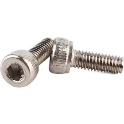 Walfront 100 peças parafusos Allen M3 parafusos de cabeça hexagonal de 8 mm parafusos de aço inoxidável Walfront 100 peças parafusos Allen M3 parafusos de cabeça hexagonal de 8 mm parafusos de aço inoxidável