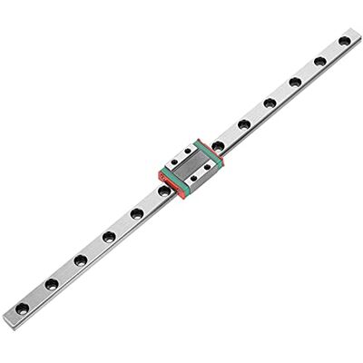 Walfront Mini guia linear LML9B guia linear em miniatura de 9 mm de largura bloco deslizante guia de calha linear (260 mm) Walfront Mini guia linear LML9B guia linear em miniatura de 9 mm de largura bloco deslizante guia de calha linear (260 mm)