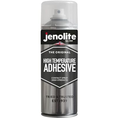 JENOLITE Adesivo de alta temperatura em spray até 80 °C 400 ml Adesivo de contacto multiusos secagem rápida, ligação forte Adequado para a maioria dos materiais e superfícies JENOLITE Adesivo de alta temperatura em spray até 80 °C 400 ml Adesivo de contacto multiusos secagem rápida, ligação forte Adequado para a maioria dos materiais e superfícies