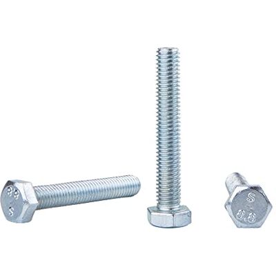 Marcopol Lote de 15 parafusos sextavados de aço galvanizado DIN 933, M8 x 50 mm, grau 8,8, rosca completa, cabeça hexagonal, parafuso de rosca (15, M8 x 50 mm) Marcopol Lote de 15 parafusos sextavados de aço galvanizado DIN 933, M8 x 50 mm, grau 8,8, rosca completa, cabeça hexagonal, parafuso de rosca (15, M8 x 50 mm)