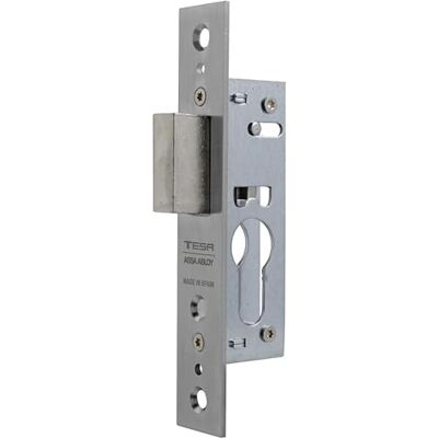 tesa Assa Abloy 420115HZ Fechadura monoponto de alavanca deslizante para perfis metálicos zinco branco entrada 13,5 mm sem cilindro tesa Assa Abloy 420115HZ Fechadura monoponto de alavanca deslizante para perfis metálicos zinco branco entrada 13,5 mm sem cilindro