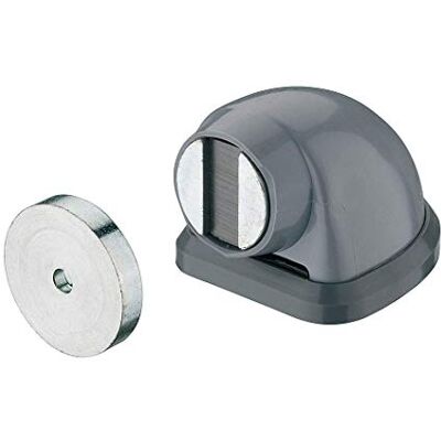 Gedotec Parafuso magnético da porta 20 kg cinzento Tampa da porta para montagem no chão com íman Íman da porta do chão extra forte Gedotec Parafuso magnético da porta 20 kg cinzento Tampa da porta para montagem no chão com íman Íman da porta do chão extra forte