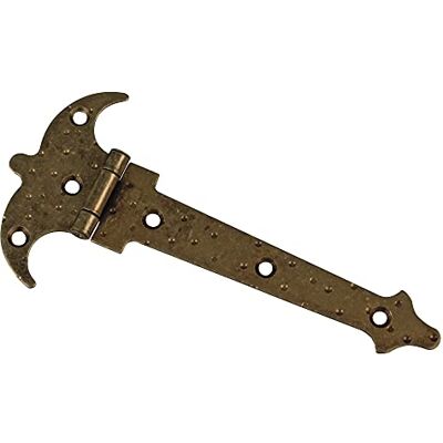 Amig Dobradiça de duas palhetas Mod. Aço 551 com acabamento em couro estilo forjado para portas batíveis lisas de entrada e passagem exteriores e armários 120 x 73 x 1,5 mm Amig Dobradiça de duas palhetas Mod. Aço 551 com acabamento em couro estilo forjado para portas batíveis lisas de entrada e passagem exteriores e armários 120 x 73 x 1,5 mm