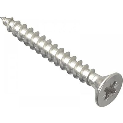 Forgefix Parafuso Pozidriv multiusos (aço inoxidável) Tornillos de rosca única de acero inoxidable A2 avellanados Pozi-Drive para madera, tablero, sanitarios Forgefix Parafuso Pozidriv multiusos (aço inoxidável) Tornillos de rosca única de acero inoxidable A2 avellanados Pozi-Drive para madera, tablero, sanitarios