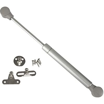Amig Compras de gás para elevação de portas de batível para móveis Mod.97 247 x 15 mm Resistência de carga: 8 kg amortecedor para abertura crescente sem impacto prateado Amig Compras de gás para elevação de portas de batível para móveis Mod.97 247 x 15 mm Resistência de carga: 8 kg amortecedor para abertura crescente sem impacto prateado