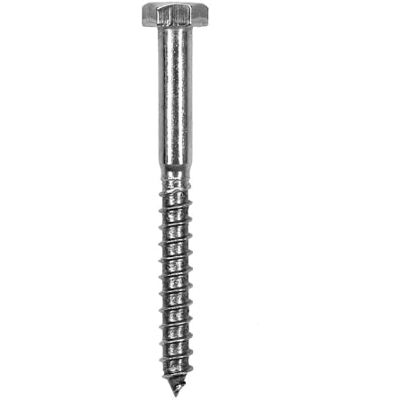 Offgridtec Parafusos sextavados de aço inoxidável para madeira, M8, DIN571, comprimento 50 mm, 10 unidades Offgridtec Parafusos sextavados de aço inoxidável para madeira, M8, DIN571, comprimento 50 mm, 10 unidades