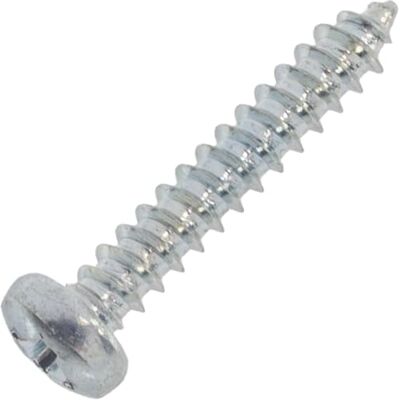 AERZETIX C51148 Conjunto de 100, parafusos auto-roscantes M2,2 x 13 mm com cabeça redonda abaulada, com impressão cruciforme PH DIN7981, em aço galvanizado, chapa montagem fixação aperto berbequim AERZETIX C51148 Conjunto de 100, parafusos auto-roscantes M2,2 x 13 mm com cabeça redonda abaulada, com impressão cruciforme PH DIN7981, em aço galvanizado, chapa montagem fixação aperto berbequim