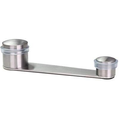 EVI HERRAJES - Parador de porta com fecho giratório - Para portas até 70mm - Acero inoxidável fosco EVI HERRAJES - Parador de porta com fecho giratório - Para portas até 70mm - Acero inoxidável fosco
