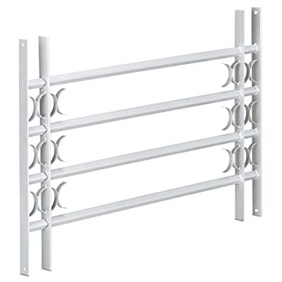 Relaxdays Grelha para janela, extensível, aço galvanizado, grade de segurança, cinza, 600 x 1000-1500 mm Relaxdays Grelha para janela, extensível, aço galvanizado, grade de segurança, cinza, 600 x 1000-1500 mm