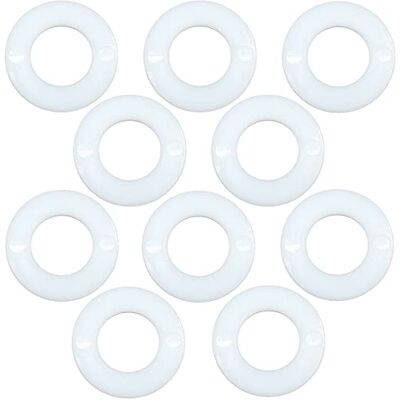 AERZETIX C48567 Conjunto de 10 arruelas planas de poliamida/PA/nylon M14 Ø exterior 28 mm espessura 2,6 mm DIN 125 AERZETIX C48567 Conjunto de 10 arruelas planas de poliamida/PA/nylon M14 Ø exterior 28 mm espessura 2,6 mm DIN 125
