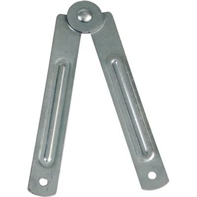 Amig Dobradiça bússola 107 x 15 mm Para cavaletes, estilo simples, abertura e fecho silencioso, suporte para pernas com firmeza, aço zinco Amig Dobradiça bússola 107 x 15 mm Para cavaletes, estilo simples, abertura e fecho silencioso, suporte para pernas com firmeza, aço zinco