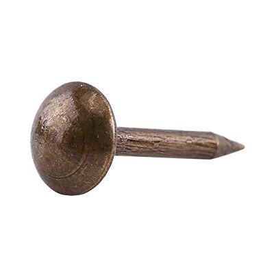 Walfront 100 Peças de Pregos de Bronze para Estofamento de Móveis Estilo Retrô para Sofá, Sapatos, Portas, Pregos Decorativos de Tachuela 6 X 14mm Punta recta para fijación segura, Acabado bronce envejecido, Resiste corrosión, Para muebles y puertas Walfront 100 Peças de Pregos de Bronze para Estofamento de Móveis Estilo Retrô para Sofá, Sapatos, Portas, Pregos Decorativos de Tachuela 6 X 14mm Punta recta para fijación segura, Acabado bronce envejecido, Resiste corrosión, Para muebles y puertas
