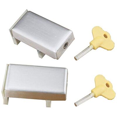 dingchi 2 peças portas de correr e fechaduras de janela de liga de alumínio de plástico de aço janela de limite de segurança de bloqueio de proteção de segurança para crianças dingchi 2 peças portas de correr e fechaduras de janela de liga de alumínio de plástico de aço janela de limite de segurança de bloqueio de proteção de segurança para crianças
