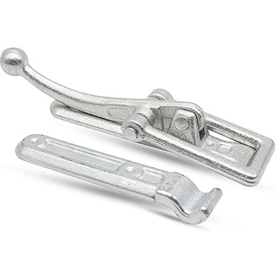 DOJA Barcelona Fecho de Reboque Pequeno Aço Zincado Pack 1+1 Fecho com Garra para Camião, Tractor Fechos para Caixa de Ferramentas, Bau de Ferramentas, Fecho de Caixa Antigo, Armários DOJA Barcelona Fecho de Reboque Pequeno Aço Zincado Pack 1+1 Fecho com Garra para Camião, Tractor Fechos para Caixa de Ferramentas, Bau de Ferramentas, Fecho de Caixa Antigo, Armários