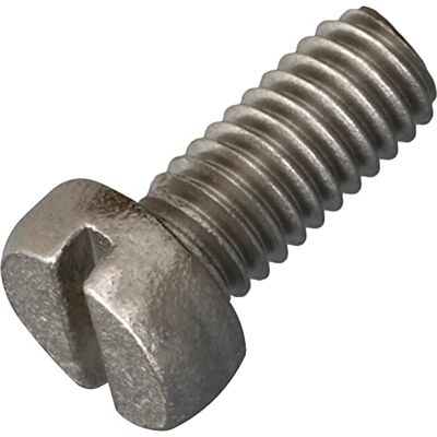AERZETIX Conjunto de 20 parafusos de metal com cabeça cilíndrica M3,5 x 8 mm com pegada S com ranhuras parafuso de montagem, DIN 84, em aço inoxidável A2, cor prateada, chave de fendas AERZETIX Conjunto de 20 parafusos de metal com cabeça cilíndrica M3,5 x 8 mm com pegada S com ranhuras parafuso de montagem, DIN 84, em aço inoxidável A2, cor prateada, chave de fendas