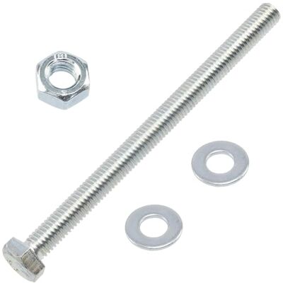 AERZETIX Conjunto de 10 parafusos SJFS 8 x 110 mm com cabeça hexagonal 20 arruelas M8 x 16 mm 10 porcas hexagonais M8 para bricolage e fixação leve, aço AERZETIX Conjunto de 10 parafusos SJFS 8 x 110 mm com cabeça hexagonal 20 arruelas M8 x 16 mm 10 porcas hexagonais M8 para bricolage e fixação leve, aço