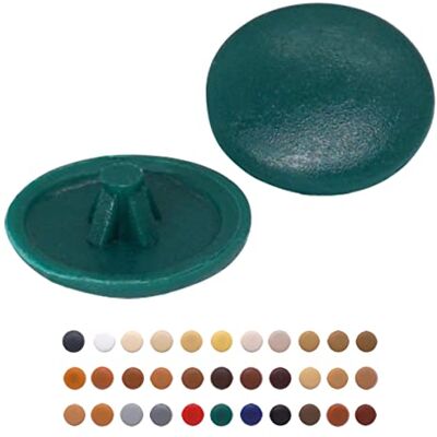 Marcopol Pozi Tampões para tampa de rosca (50 unidades, 12 mm de diâmetro, tampa decorativa para móveis (50, verde S27) Marcopol Pozi Tampões para tampa de rosca (50 unidades, 12 mm de diâmetro, tampa decorativa para móveis (50, verde S27)