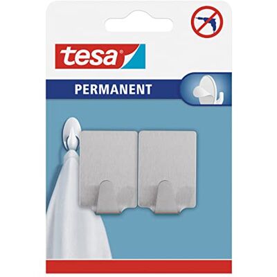 tesa Gancho metálico permanente retangular , tamanho L tesa Gancho metálico permanente retangular , tamanho L