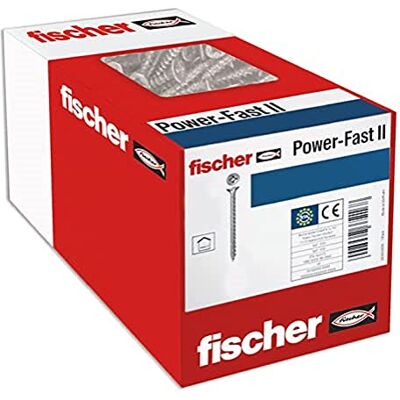 fischer Caixa de parafusos para madeira rosca total, incado, 3,5 x 20 fischer Caixa de parafusos para madeira rosca total, incado, 3,5 x 20