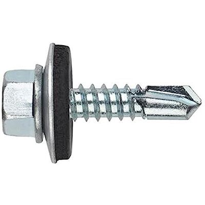 Index Fixing Systems DIN-7504-K CP + ARVUL, conjunto de 1250 parafusos de perfuração automática, revestimento galvanizado, cabeça hexagonal de 8 mm, 5,5 x 22 mm, P16 Index Fixing Systems DIN-7504-K CP + ARVUL, conjunto de 1250 parafusos de perfuração automática, revestimento galvanizado, cabeça hexagonal de 8 mm, 5,5 x 22 mm, P16