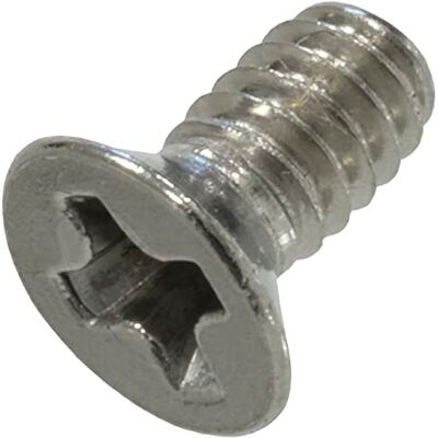 AERZETIX C59458 Conjunto de 50 parafusos de metal M2 x 4 mm com cabeça fresada ranhura PH1 DIN 965 em aço inoxidável A2 rosca métrica padrão parafuso de montagem de fixação AERZETIX C59458 Conjunto de 50 parafusos de metal M2 x 4 mm com cabeça fresada ranhura PH1 DIN 965 em aço inoxidável A2 rosca métrica padrão parafuso de montagem de fixação