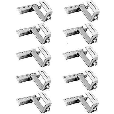 Offgridtec © Ganchos de teto em aço inoxidável (3 posições, 10 unidades) Offgridtec © Ganchos de teto em aço inoxidável (3 posições, 10 unidades)