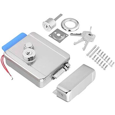 Sonew Fechadura de segurança invisível para porta, fechadura elétrica de segurança, fechadura elétrica da porta de controlo, para o kit de controlo de acesso da porta Sonew Fechadura de segurança invisível para porta, fechadura elétrica de segurança, fechadura elétrica da porta de controlo, para o kit de controlo de acesso da porta
