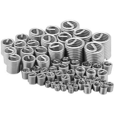 Walfront Kit variedade de inserções roscadas de 60 unidades. Kit de reparação de fios parafuso de aço inoxidável rosca interior helicoidal M3 M4 M5 M6 M8 M10 M12 Walfront Kit variedade de inserções roscadas de 60 unidades. Kit de reparação de fios parafuso de aço inoxidável rosca interior helicoidal M3 M4 M5 M6 M8 M10 M12