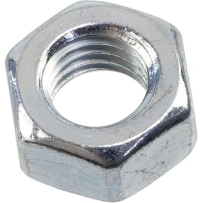 AERZETIX Conjunto de 30 porcas hexagonais M7 x 1 mm de 6 faces com rosca métrica em aço galvanizado cor prata ideal para eletrónica bricolage e projetos mecânicos AERZETIX Conjunto de 30 porcas hexagonais M7 x 1 mm de 6 faces com rosca métrica em aço galvanizado cor prata ideal para eletrónica bricolage e projetos mecânicos