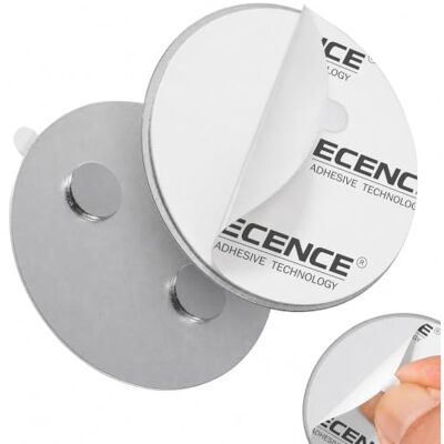 ECENCE Suporte magnético para detetor de fumo 3 unidades suporte magnético adesivo para detetores de fumo Ø 50 mm base sem furos para detetor de fumo e alarmes para casa contra incen ECENCE Suporte magnético para detetor de fumo 3 unidades suporte magnético adesivo para detetores de fumo Ø 50 mm base sem furos para detetor de fumo e alarmes para casa contra incen