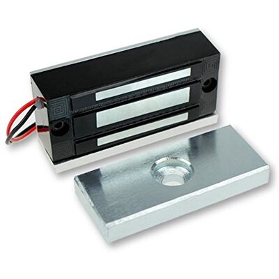 LIBO Smart Home LIBO Fechadura magnética elétrica 60 kg/130 kg controlo de acesso fechadura eletrónica de porta de metal DC12 V Fail Safe tipo NC para sistema de segurança de uma porta (60 kg/130 lbs) LIBO Smart Home LIBO Fechadura magnética elétrica 60 kg/130 kg controlo de acesso fechadura eletrónica de porta de metal DC12 V Fail Safe tipo NC para sistema de segurança de uma porta (60 kg/130 lbs)