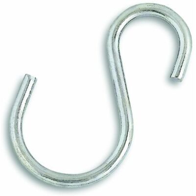 Chapuis Gancho em S de pintor aço galvanizado, diâmetro 6 mm abertura 18/32 mm Chapuis Gancho em S de pintor aço galvanizado, diâmetro 6 mm abertura 18/32 mm