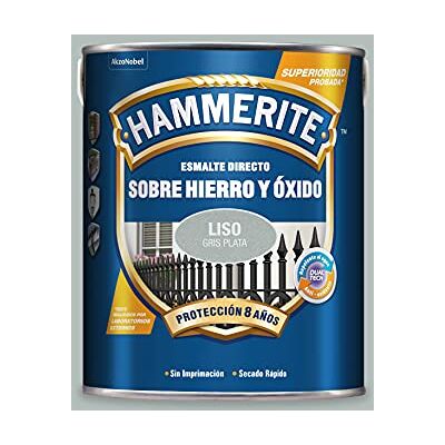 Hammerite Esmalte antiferrugem liso, cinzento prateado, 5 l (embalagem de 1) Hammerite Esmalte antiferrugem liso, cinzento prateado, 5 l (embalagem de 1)