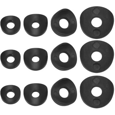 SG Store 100 peças de espaçadores de cubo arruelas de tubo redondas M6 M8 arruelas curvas de plástico pretas mangas espaçadores de plástico selos de tubo redondo para pernas de móveis SG Store 100 peças de espaçadores de cubo arruelas de tubo redondas M6 M8 arruelas curvas de plástico pretas mangas espaçadores de plástico selos de tubo redondo para pernas de móveis