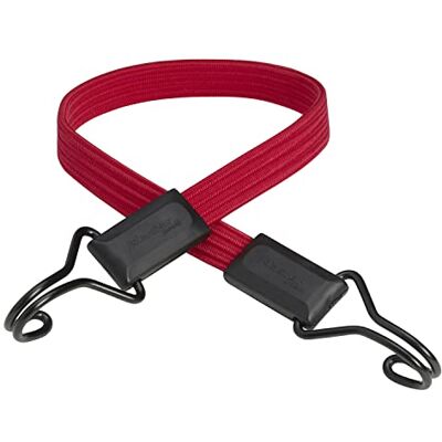 Master Lock Cordas elásticas planas com ganchos, cordão gancho de fio duplo, ideal para segurar pequenas cargas, campismo, movimentos, vermelho, 60 cm Master Lock Cordas elásticas planas com ganchos, cordão gancho de fio duplo, ideal para segurar pequenas cargas, campismo, movimentos, vermelho, 60 cm