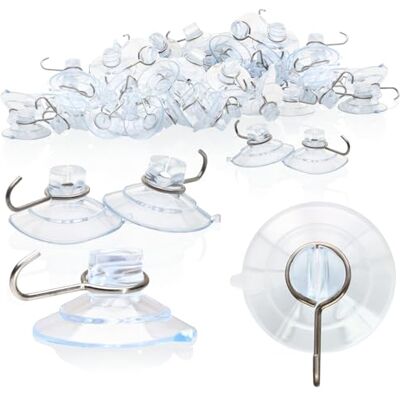 com-four ® 40 x ventosa ventosa multiusos com gancho de metal e ranhura para toalhas, correntes de luzes e decoração de fadas fixação de janela Cadenas de Luces y Decoración de Hadas Fijación de Ventana com-four ® 40 x ventosa ventosa multiusos com gancho de metal e ranhura para toalhas, correntes de luzes e decoração de fadas fixação de janela Cadenas de Luces y Decoración de Hadas Fijación de Ventana