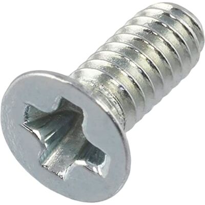 AERZETIX C59614 Conjunto de 100 parafusos de metal M2 x 5 mm com cabeça fresada PH1 DIN 965, em aço de carbono dureza 4,8, acabamento galvanizado, para fixação parafuso chave de fendas montagem DIN 965, Acero al carbono, Dureza 4.8, Acabado galvanizado AERZETIX C59614 Conjunto de 100 parafusos de metal M2 x 5 mm com cabeça fresada PH1 DIN 965, em aço de carbono dureza 4,8, acabamento galvanizado, para fixação parafuso chave de fendas montagem DIN 965, Acero al carbono, Dureza 4.8, Acabado galvanizado