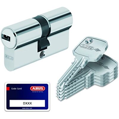 Abus - 33464 - Prata - com chave - Cilindro de fechadura Abus - 33464 - Prata - com chave - Cilindro de fechadura