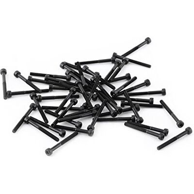 Walfront M3 DIN912 4-50 mm parafuso de cabeça de aca hexagonal parafusos de aço de carbono de liga de grau de 12,9 parafuso de rosca completa acabamento liso (M3 × 30 mm 50 peças) Walfront M3 DIN912 4-50 mm parafuso de cabeça de aca hexagonal parafusos de aço de carbono de liga de grau de 12,9 parafuso de rosca completa acabamento liso (M3 × 30 mm 50 peças)