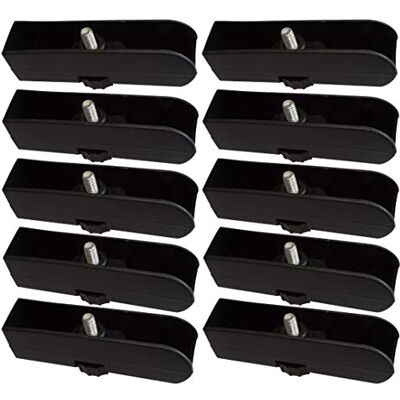 AERZETIX : 10 pernas ajustáveis ajustáveis para painéis de madeira placa de aglomerado melamina MDF osb (18 mm) AERZETIX : 10 pernas ajustáveis ajustáveis para painéis de madeira placa de aglomerado melamina MDF osb (18 mm)
