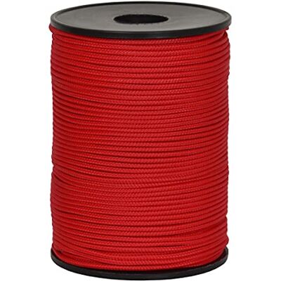 Corderie Italiane -00 Construção corda de segurança, 2,0 mm-500 mt, vermelho Corderie Italiane -00 Construção corda de segurança, 2,0 mm-500 mt, vermelho