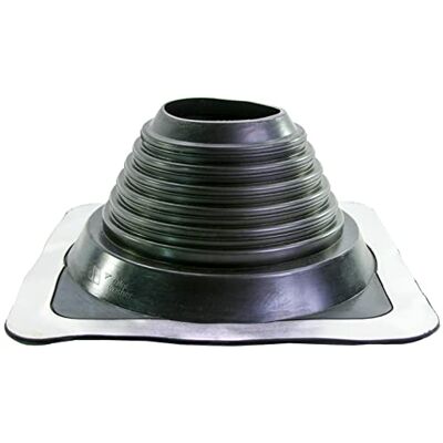 Master Flash Flange antientrada de água EPDM flexível de passagem de teto, proteção para lareiras, tubos, cabos, painéis, esgoto, padrão #5 (101-209 mm) Master Flash Flange antientrada de água EPDM flexível de passagem de teto, proteção para lareiras, tubos, cabos, painéis, esgoto, padrão #5 (101-209 mm)