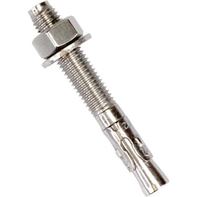 PRIOstahl ® Parafusos de ancoragem em aço inoxidável V2A, parafusos de fixação para cargas pesadas (M8 x 90 mm, 25 unidades) PRIOstahl ® Parafusos de ancoragem em aço inoxidável V2A, parafusos de fixação para cargas pesadas (M8 x 90 mm, 25 unidades)