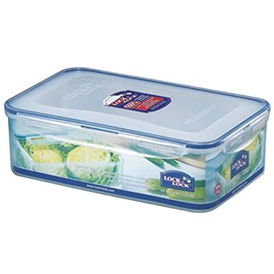 LocknLock Lock & Lock Caixa Hermética 2059089 PP clássico retangular de plástico transparente de 30 x 19 x 10 cm LocknLock Lock & Lock Caixa Hermética 2059089 PP clássico retangular de plástico transparente de 30 x 19 x 10 cm