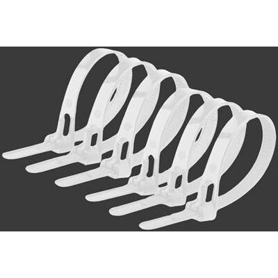 Offgridtec Abraçadeiras para cabos reutilizáveis com auto-bloqueio, 7,6 mm x 200 mm, resistentes ao calor e ao frio, organizador de cabos multiusos durável, embalagem de 100, branco Offgridtec Abraçadeiras para cabos reutilizáveis com auto-bloqueio, 7,6 mm x 200 mm, resistentes ao calor e ao frio, organizador de cabos multiusos durável, embalagem de 100, branco