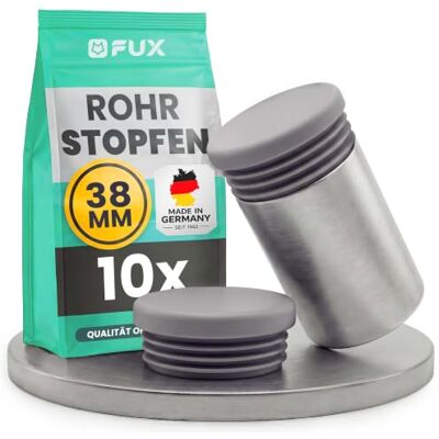 FUX 10 peças de tampas de plástico redondas para tubos branco cinzento Protege o chão de arranhões, deslizamento silencioso, ajuste firme nas pernas, preto FUX 10 peças de tampas de plástico redondas para tubos branco cinzento Protege o chão de arranhões, deslizamento silencioso, ajuste firme nas pernas, preto