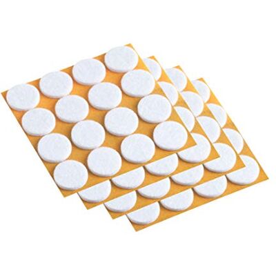 Metafranc Meister Patine para deslocar móveis (17 mm), branco Metafranc Meister Patine para deslocar móveis (17 mm), branco