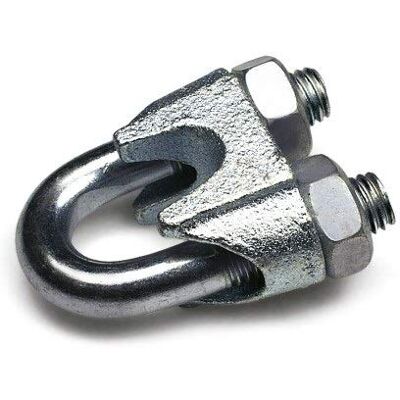 Constrabo ® 10x Abraçadeiras de cabo de aço DIN741 Tamanho 6,5mm Clipes de arame de aço galvanizado Clipe de cabo de corda, abraçadeiras de corda de arame, prendedores de cabos de aço, clipes de Constrabo ® 10x Abraçadeiras de cabo de aço DIN741 Tamanho 6,5mm Clipes de arame de aço galvanizado Clipe de cabo de corda, abraçadeiras de corda de arame, prendedores de cabos de aço, clipes de