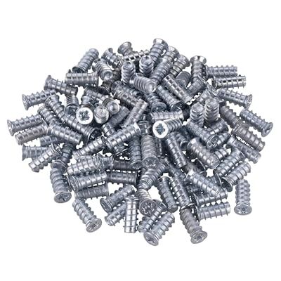 Gedotec Parafuso europeu, 100 unidades, 6,3 x 10,5 mm, para móveis, orifício de 5 mm de diâmetro, varianta, com rosca completa para extrações, calhas de gavetas e lagalinas, parafusos de conexão Gedotec Parafuso europeu, 100 unidades, 6,3 x 10,5 mm, para móveis, orifício de 5 mm de diâmetro, varianta, com rosca completa para extrações, calhas de gavetas e lagalinas, parafusos de conexão